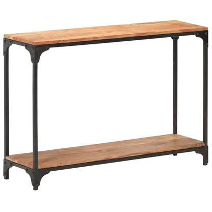 Tavolo Consolle 110x30x75 cm in Legno Massello di Acacia - homemem39