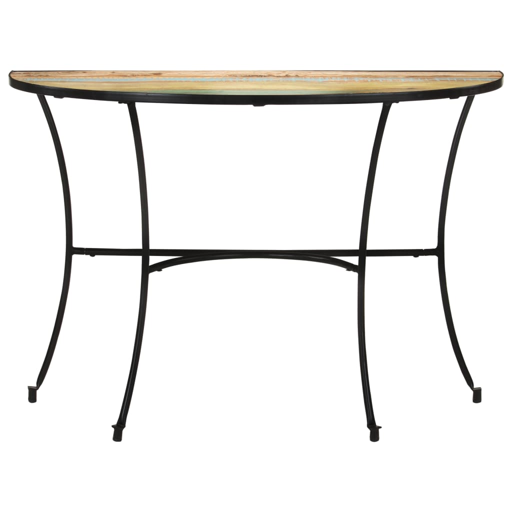 Tavolino Laterale 110x40x77 cm in Legno Massello di Recupero - homemem39