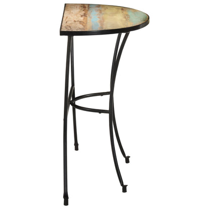 Tavolino Laterale 110x40x77 cm in Legno Massello di Recupero - homemem39