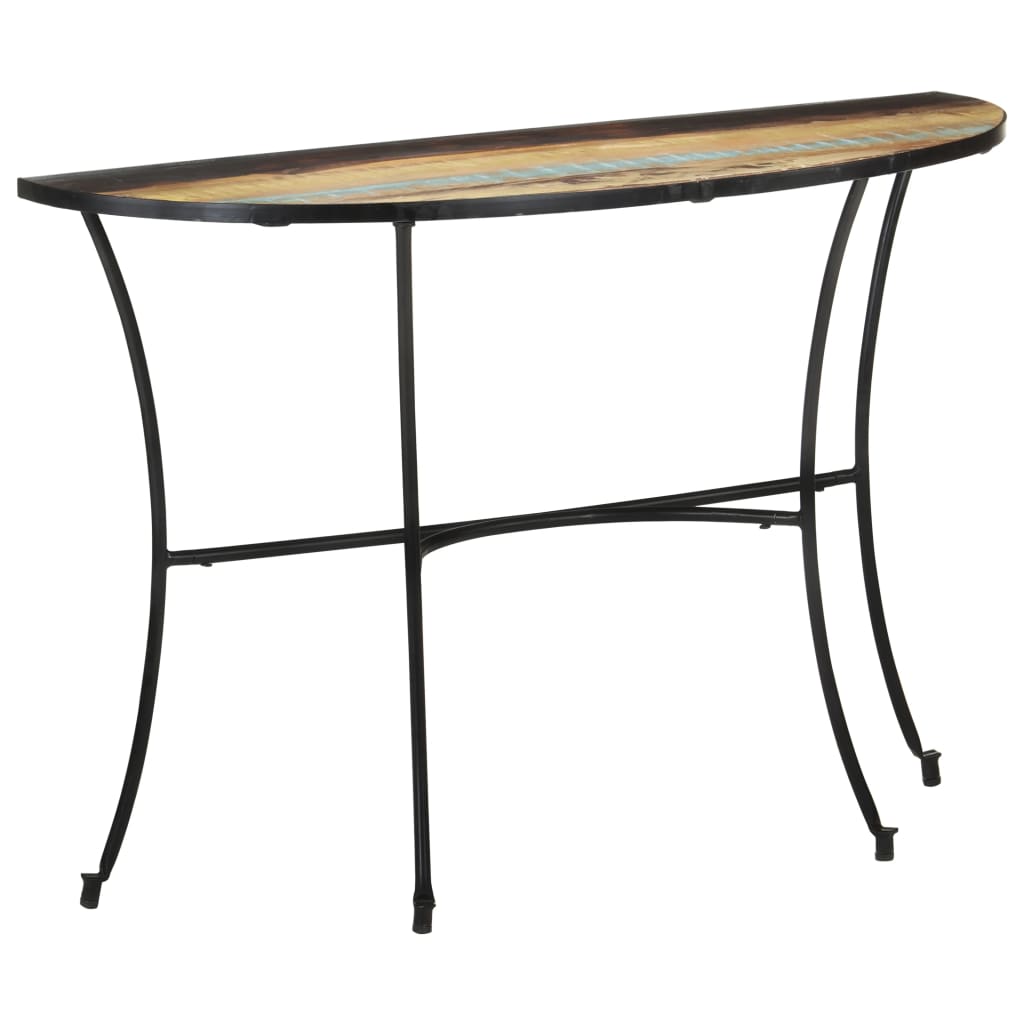 Tavolino Laterale 110x40x77 cm in Legno Massello di Recupero - homemem39