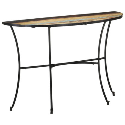 Tavolino Laterale 110x40x77 cm in Legno Massello di Recupero - homemem39