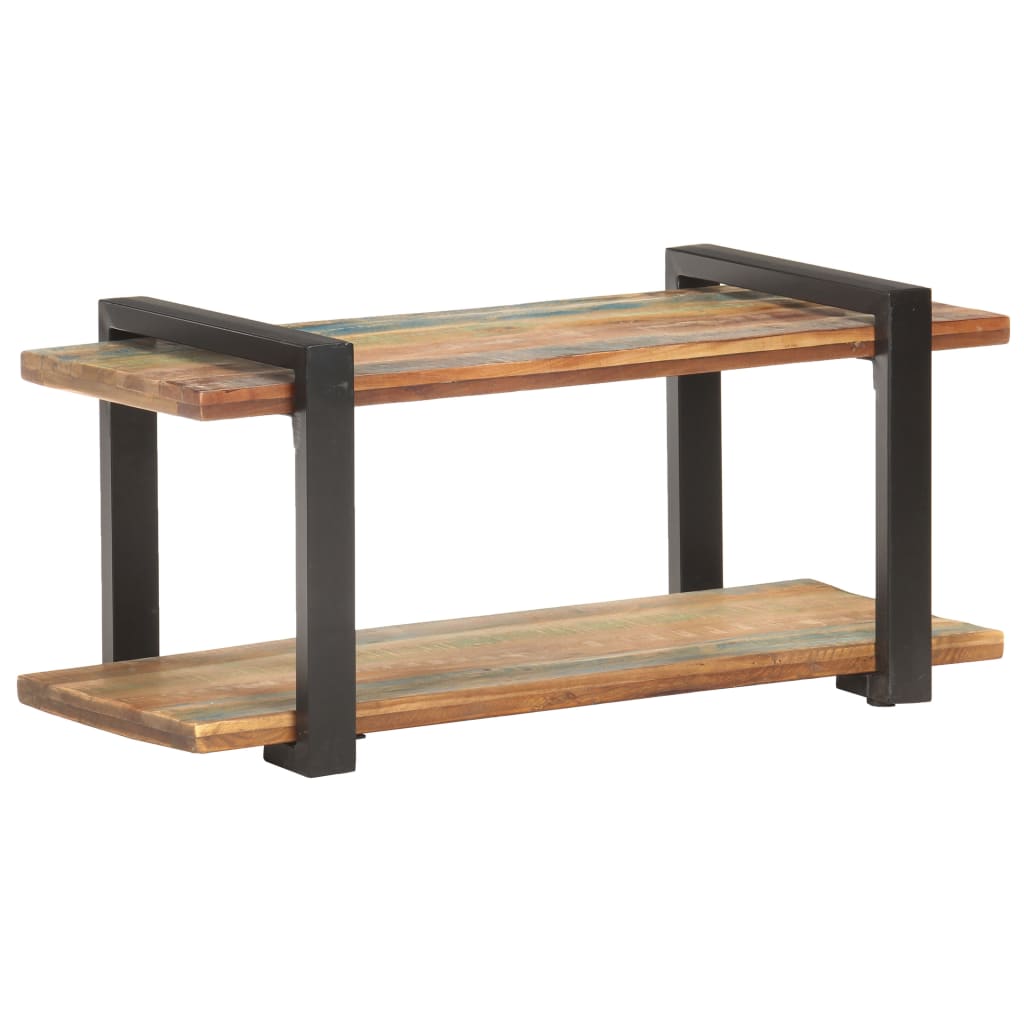Mobile Porta TV 90x40x40 cm in Legno Massello di Recupero - homemem39