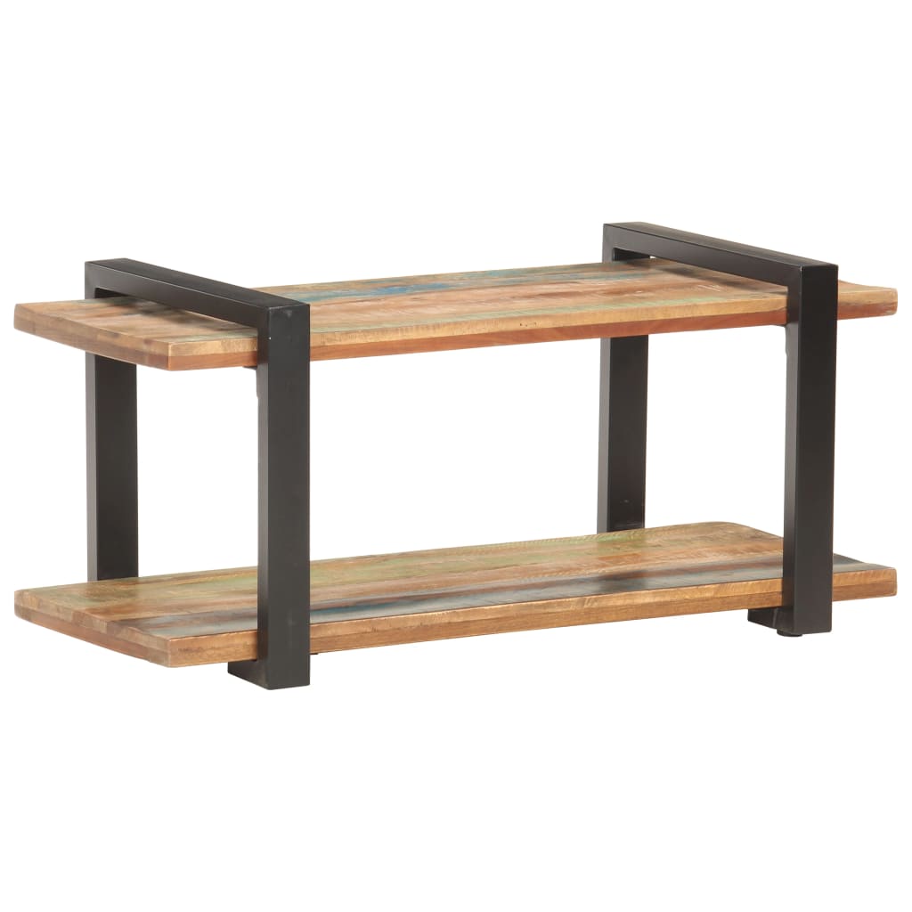 Mobile Porta TV 90x40x40 cm in Legno Massello di Recupero - homemem39