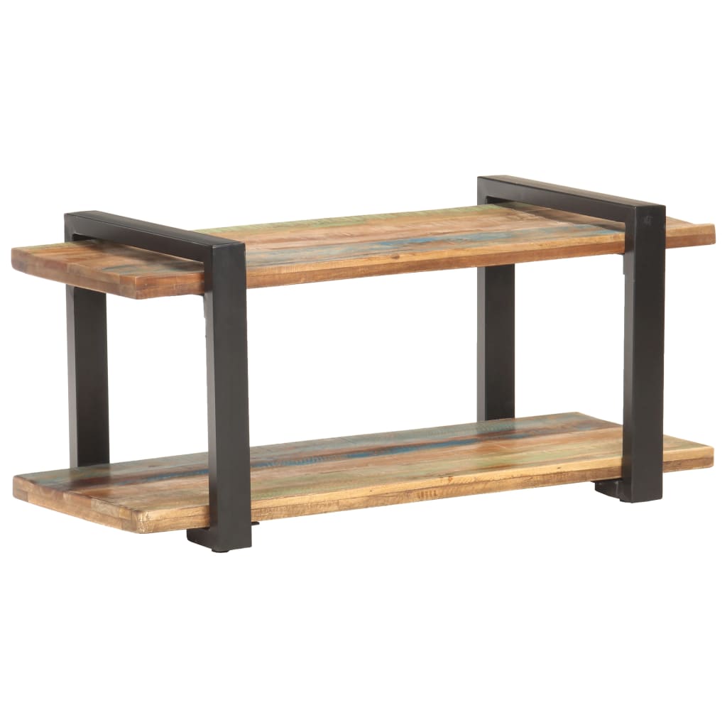 Mobile Porta TV 90x40x40 cm in Legno Massello di Recupero - homemem39