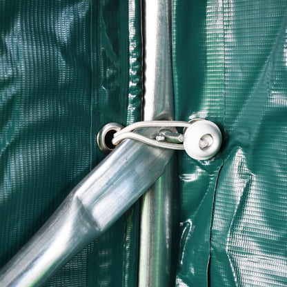 Tenda Garage in PVC 2,4x3,6 m Verde - homemem39