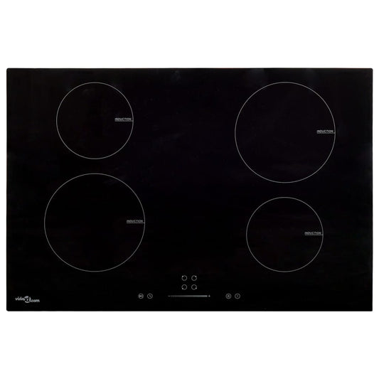 Piano Cottura Induzione 4 Zone Controlli Touch Vetro 77cm 7000W - homemem39