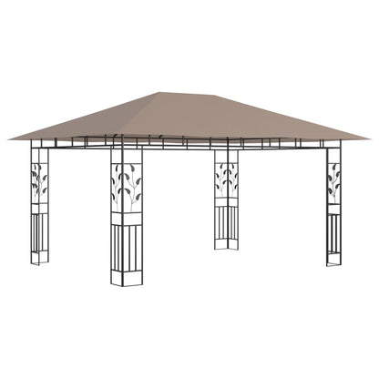 Gazebo con Zanzariera 4x3x2,73 m Talpa 180 g/m² - homemem39
