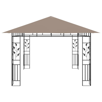 Gazebo con Zanzariera 4x3x2,73 m Talpa 180 g/m² - homemem39