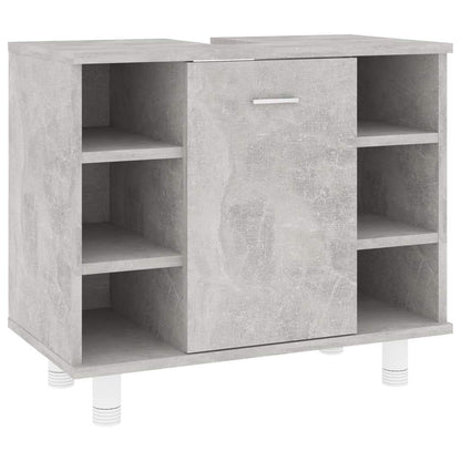 Armadio da Bagno Grigio Cemento 60x32x53,5 cm in Truciolato - homemem39