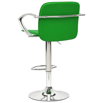 Sgabelli da Bar 2 pz in Similpelle Verdi - homemem39
