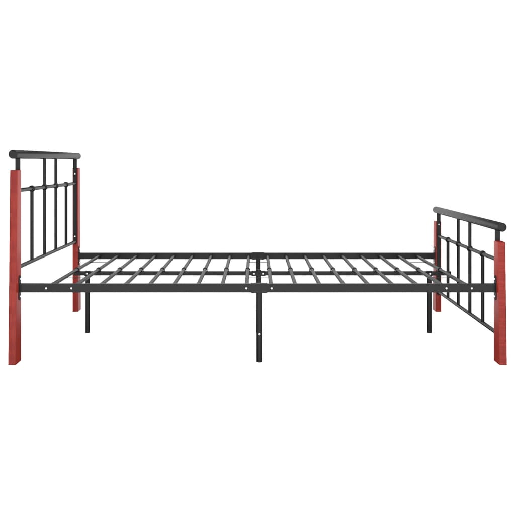 Giroletto in Metallo e Legno Massello di Rovere 120x200 cm - homemem39