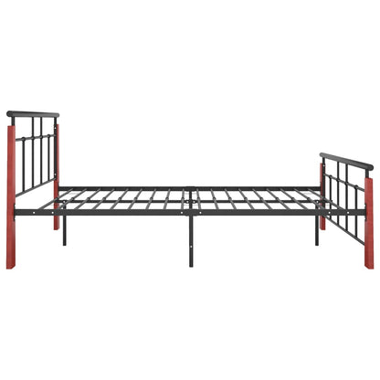 Giroletto in Metallo e Legno Massello di Rovere 120x200 cm - homemem39