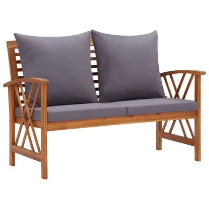 Set Divani da Giardino 3 pz con Cuscini in Massello di Acacia - homemem39
