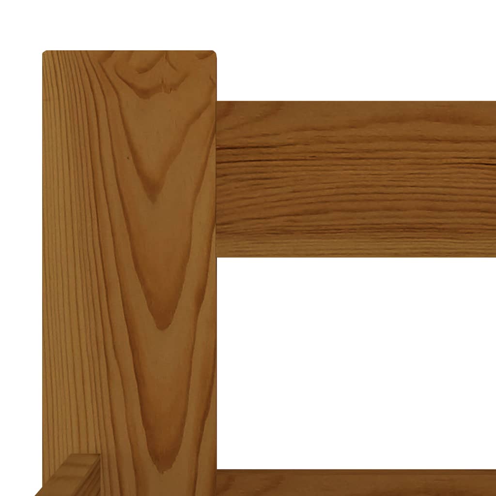 Giroletto Marrone Miele in Legno Massello di Pino 100x200 cm - homemem39