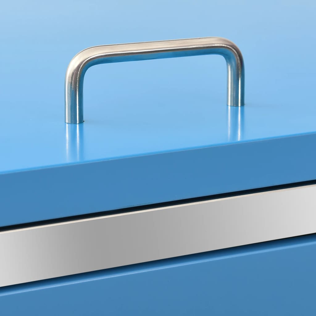 Copri Bidoni Pattume Quadruplo 276,5x77,5x115,5cm Acciaio Inox - homemem39