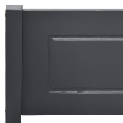 Giroletto Grigio in Legno Massello di Pino 140x200 cm - homemem39