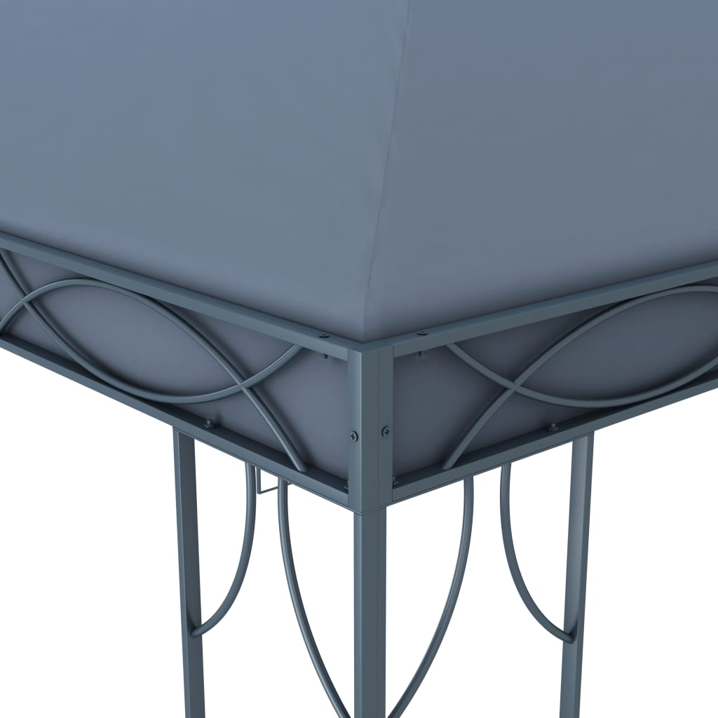 Gazebo con Stringa di Luci LED 400x300 cm Antracite - homemem39