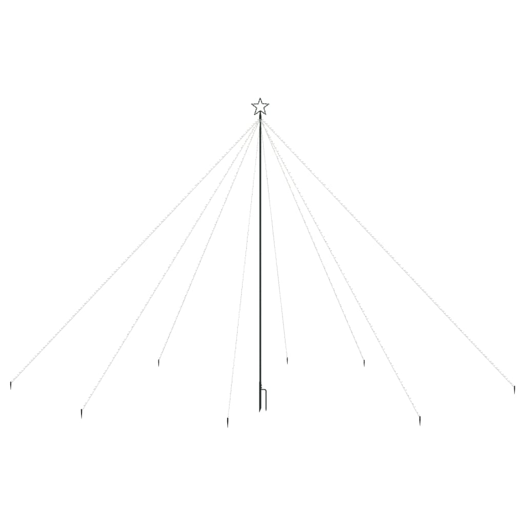Luci per Albero di Natale Interni Esterni 800 LED Colorate 5 m - homemem39