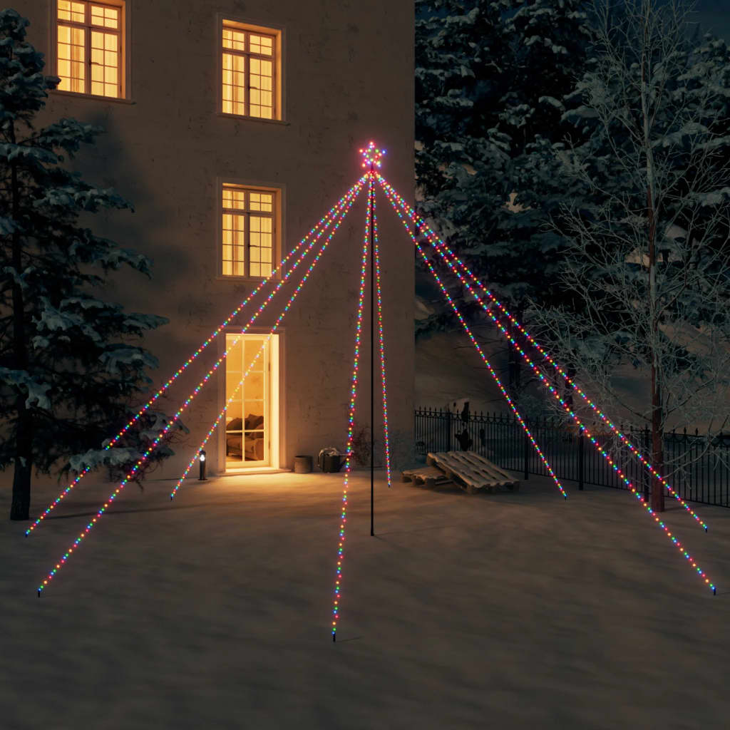 Luci per Albero di Natale Interni Esterni 800 LED Colorate 5 m - homemem39