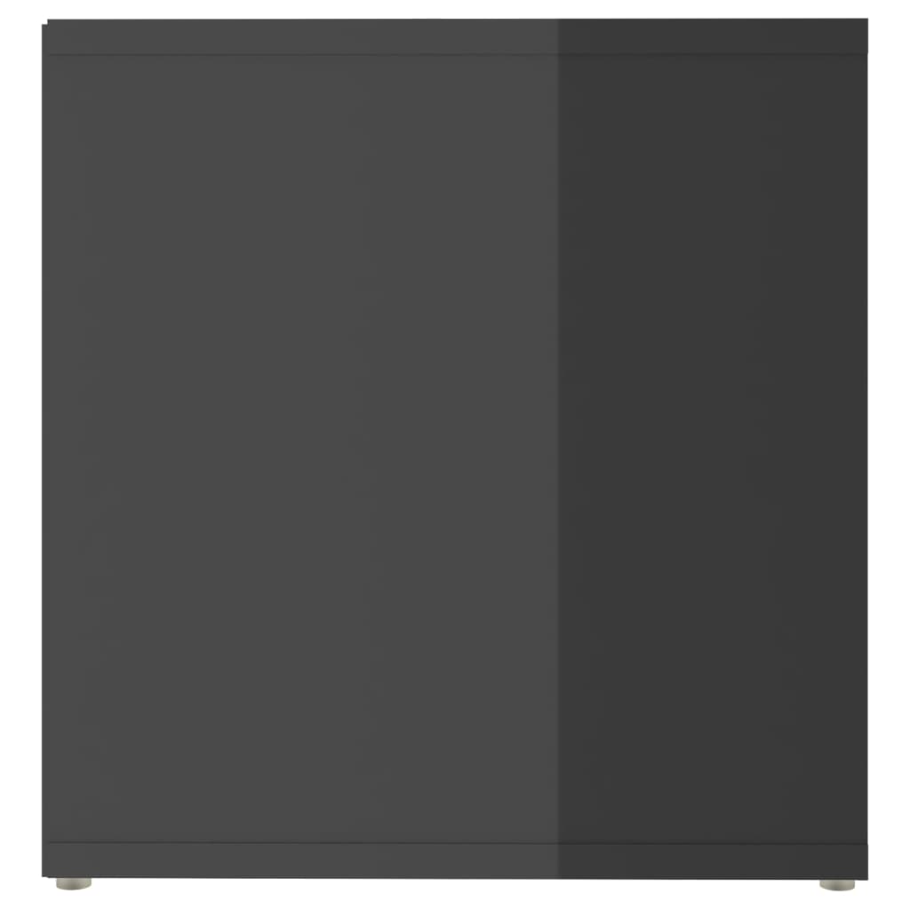 Mobili Porta TV 2 pz Grigio Lucido 72x35x36,5 cm in Truciolato - homemem39