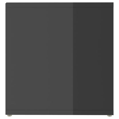 Mobili Porta TV 2 pz Grigio Lucido 72x35x36,5 cm in Truciolato - homemem39