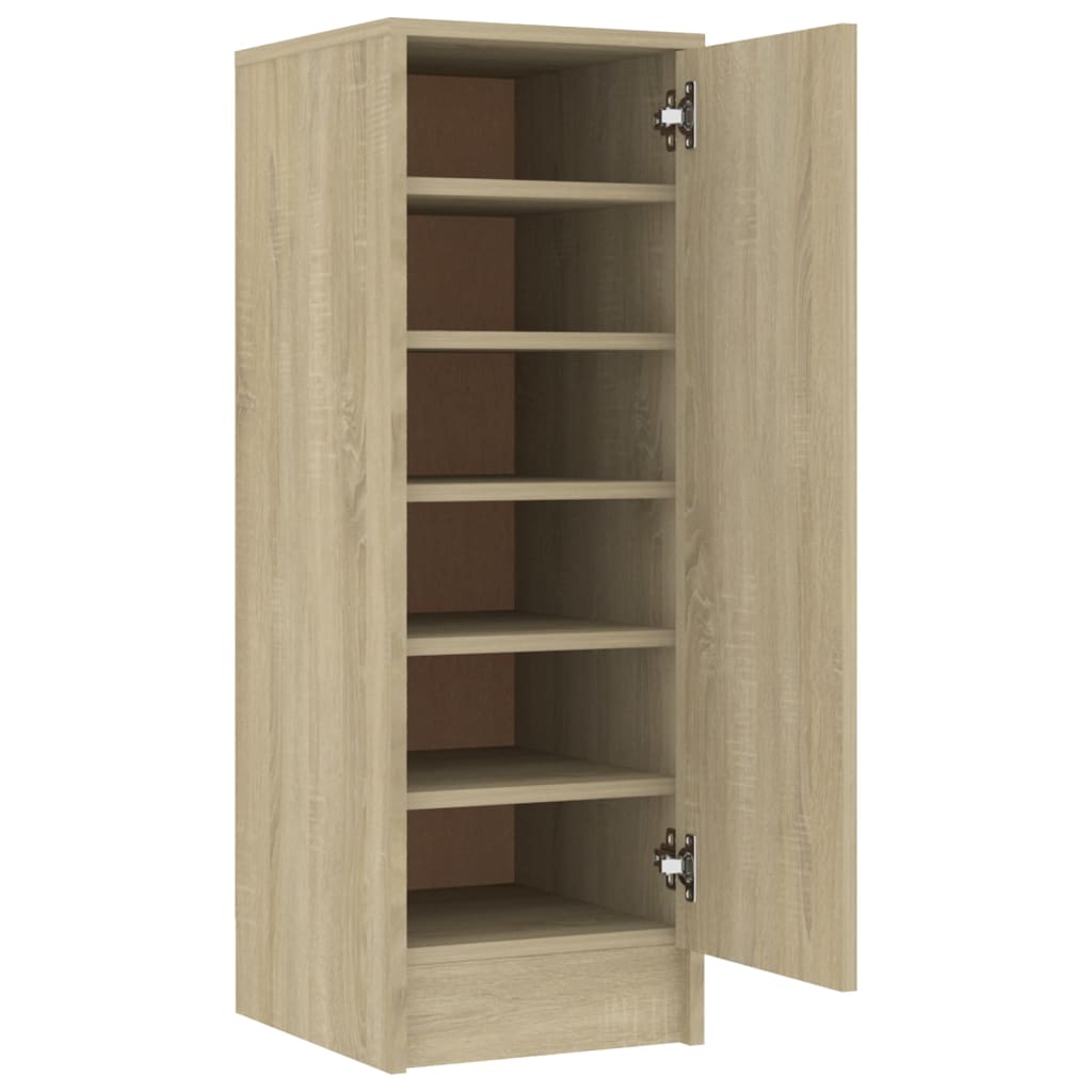 Scarpiera Rovere Sonoma 32x35x92 cm in Truciolato - homemem39