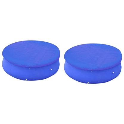 Teli di Copertura 2 pz per Piscina Fuoriterra Rotonda 450-457cm - homemem39