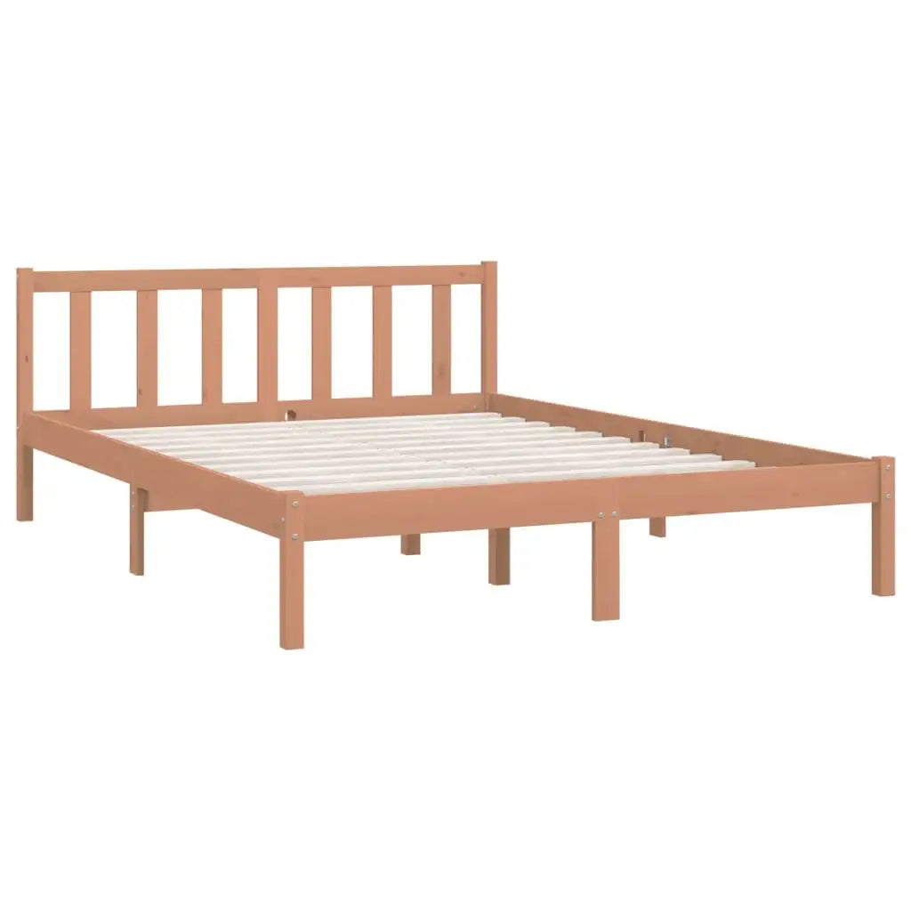 Giroletto Miele Legno Massello di Pino 135x190 cm UK Double - homemem39