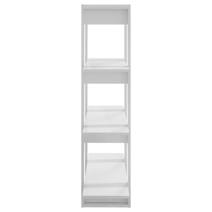 Libreria/Divisorio Bianco Lucido 100x30x123,5 cm - homemem39