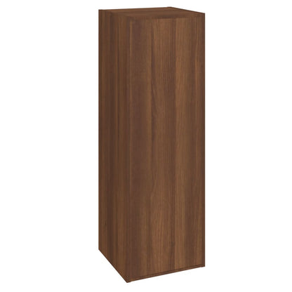 Mobili TV 2 pz Rovere Marrone 30,5x30x90cm in Legno Multistrato - homemem39