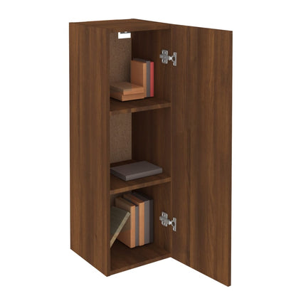 Mobili TV 2 pz Rovere Marrone 30,5x30x90cm in Legno Multistrato - homemem39