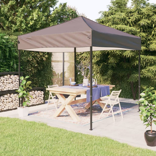 Tenda per Feste Pieghevole Tortora 3x3 m - homemem39