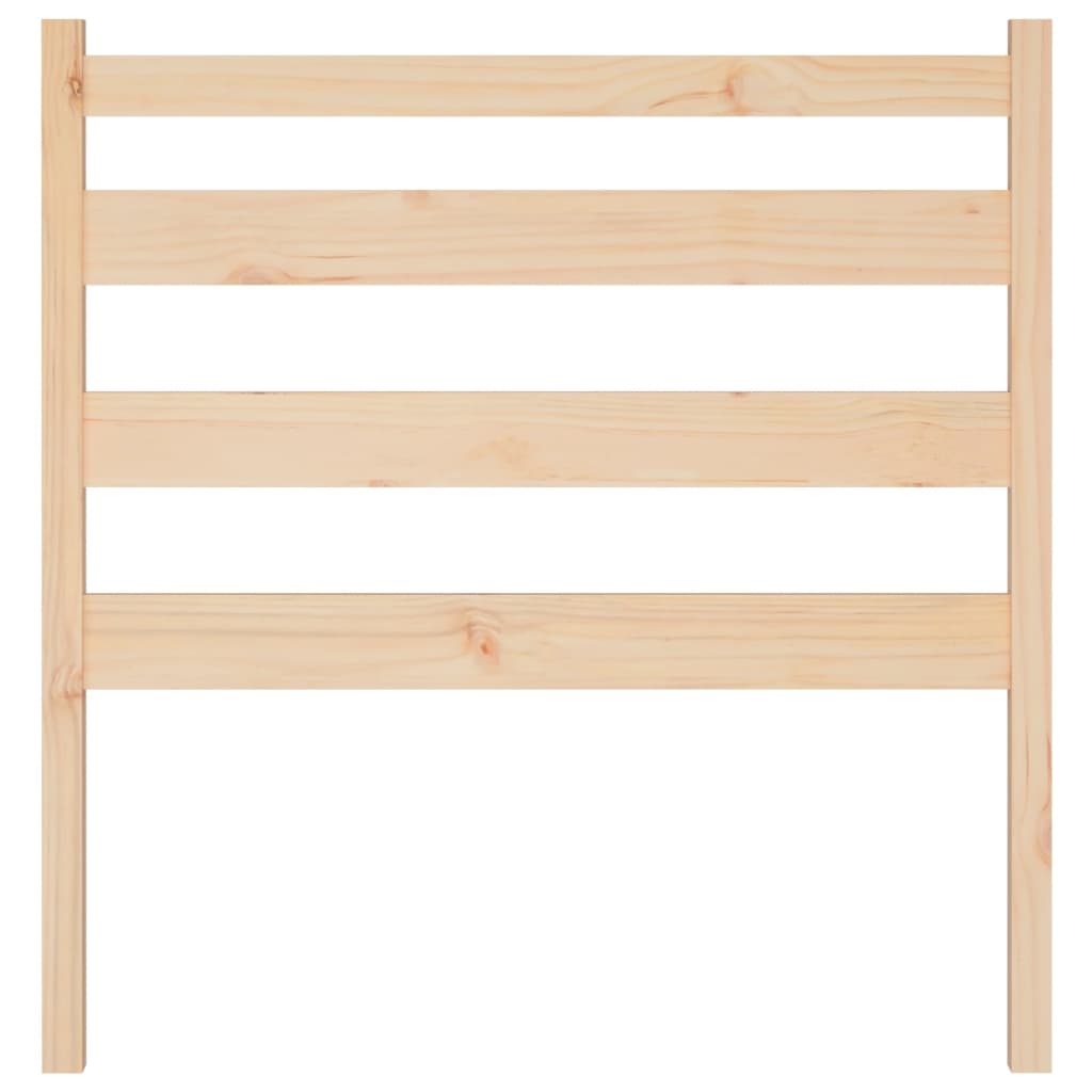 Testiera per Letto 81x4x100 cm in Legno Massello di Pino - homemem39