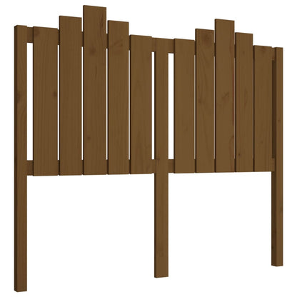 Testiera per Letto Miele 126x4x110 cm Legno Massello di Pino - homemem39