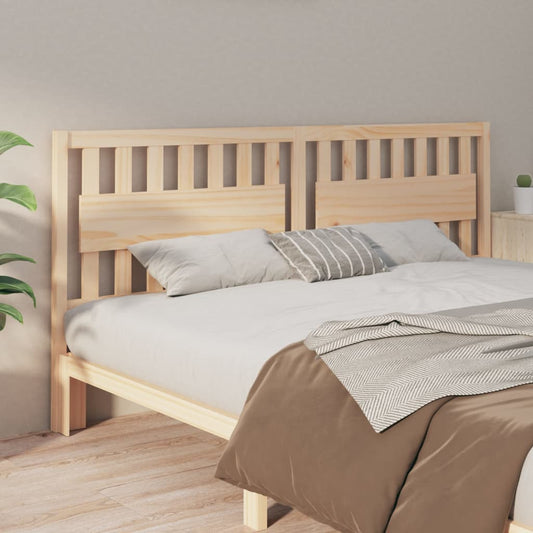 Testiera per Letto 205,5x4x100 cm in Legno Massello di Pino - homemem39