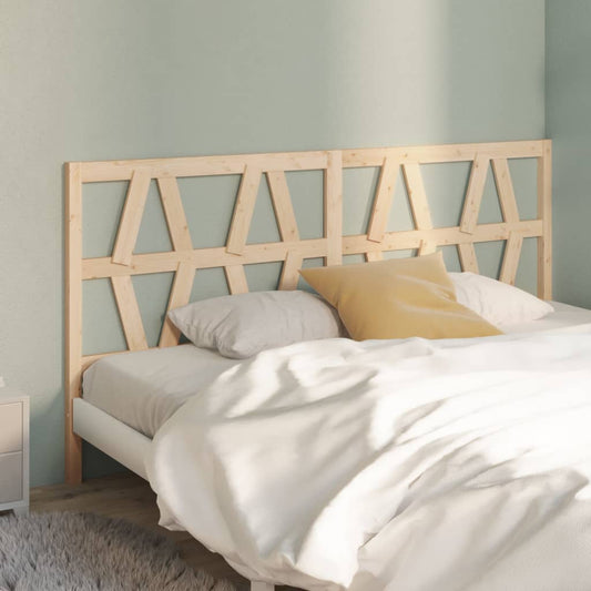 Testiera per Letto 206x4x100 cm in Legno Massello di Pino - homemem39