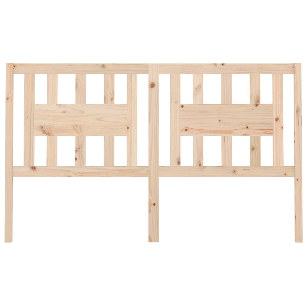 Testiera per Letto 206x4x100 cm in Legno Massello di Pino - homemem39