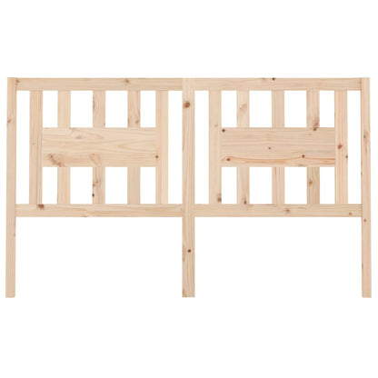 Testiera per Letto 206x4x100 cm in Legno Massello di Pino - homemem39