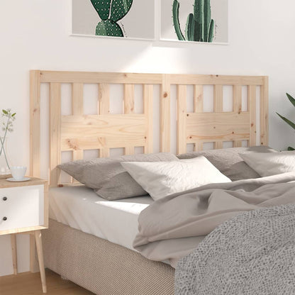 Testiera per Letto 206x4x100 cm in Legno Massello di Pino - homemem39