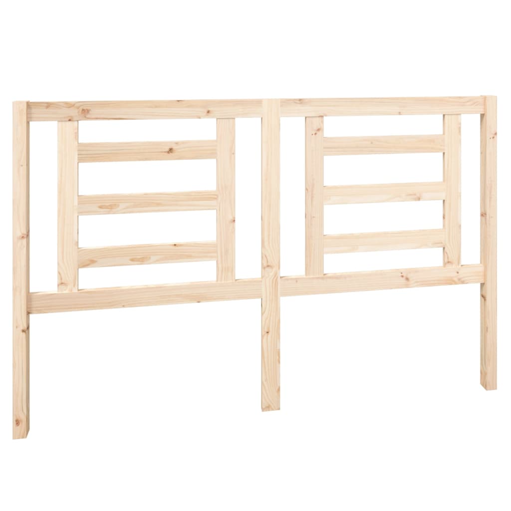 Testiera per Letto 156x4x100 cm in Legno Massello di Pino - homemem39