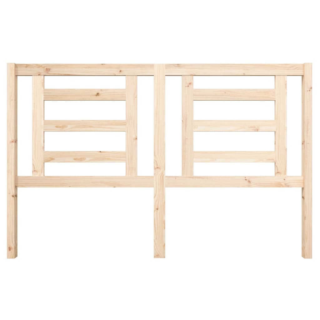 Testiera per Letto 156x4x100 cm in Legno Massello di Pino - homemem39