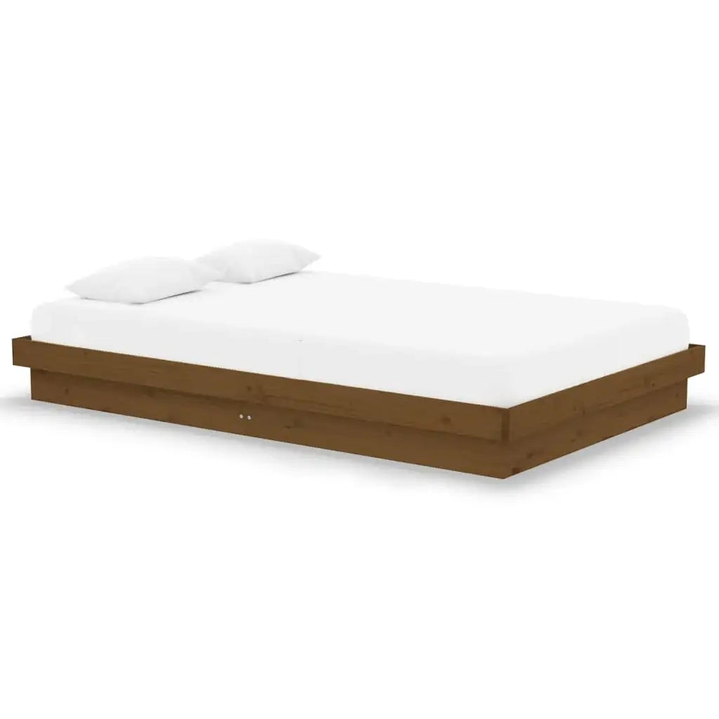 Giroletto Miele in Legno Massello 120x190 cm 4FT Small Double - homemem39