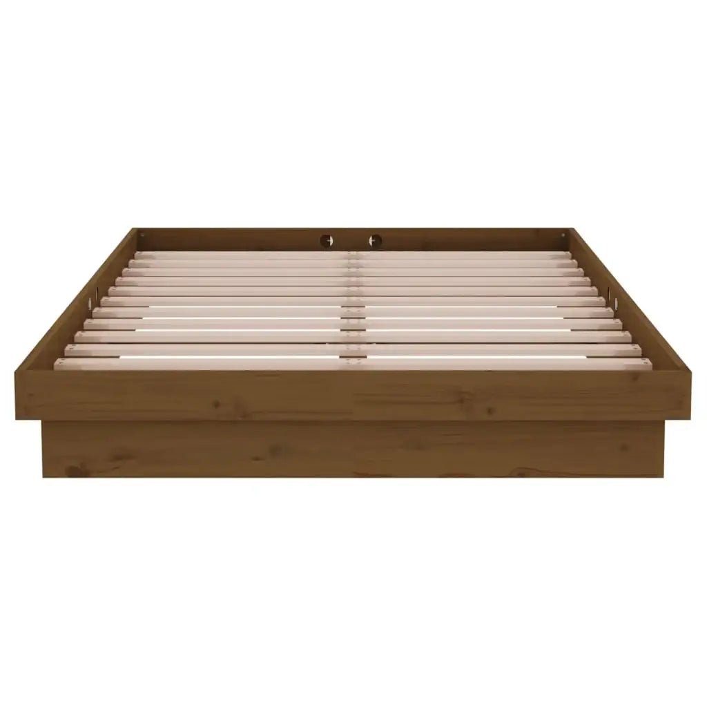 Giroletto Miele in Legno Massello 120x190 cm 4FT Small Double - homemem39
