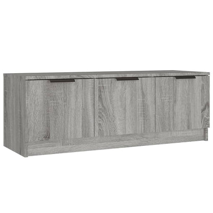 Mobile TV Grigio Sonoma 102x35x36,5 cm in Legno Multistrato - homemem39