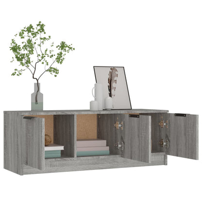 Mobile TV Grigio Sonoma 102x35x36,5 cm in Legno Multistrato - homemem39