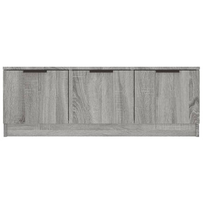 Mobile TV Grigio Sonoma 102x35x36,5 cm in Legno Multistrato - homemem39