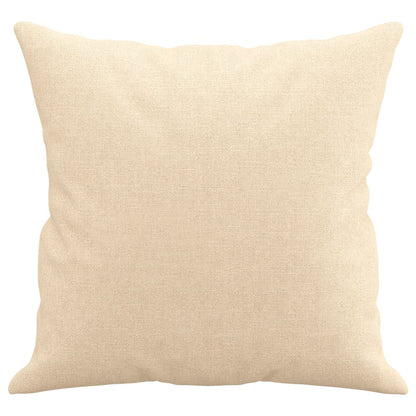 Cuscini Decorativi 2 pz Crema 40x40 cm in Tessuto - homemem39