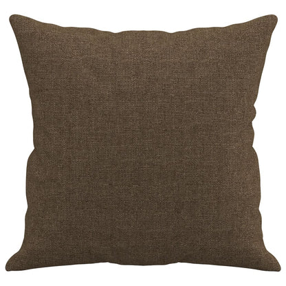 Cuscini Decorativi 2 pz Marrone 40x40 cm in Tessuto - homemem39