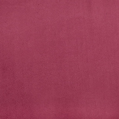 Cuscini Decorativi 2 pz Rosso Vino Ø15x50 cm in Velluto - homemem39