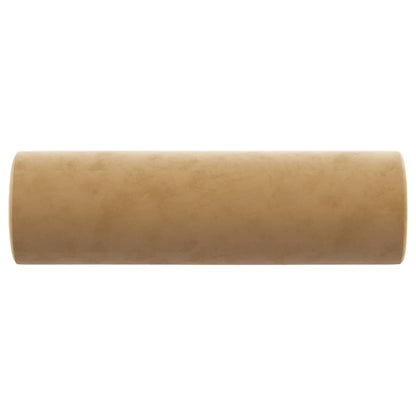 Cuscini Decorativi 2 pz Marrone Ø15x50 cm in Velluto - homemem39